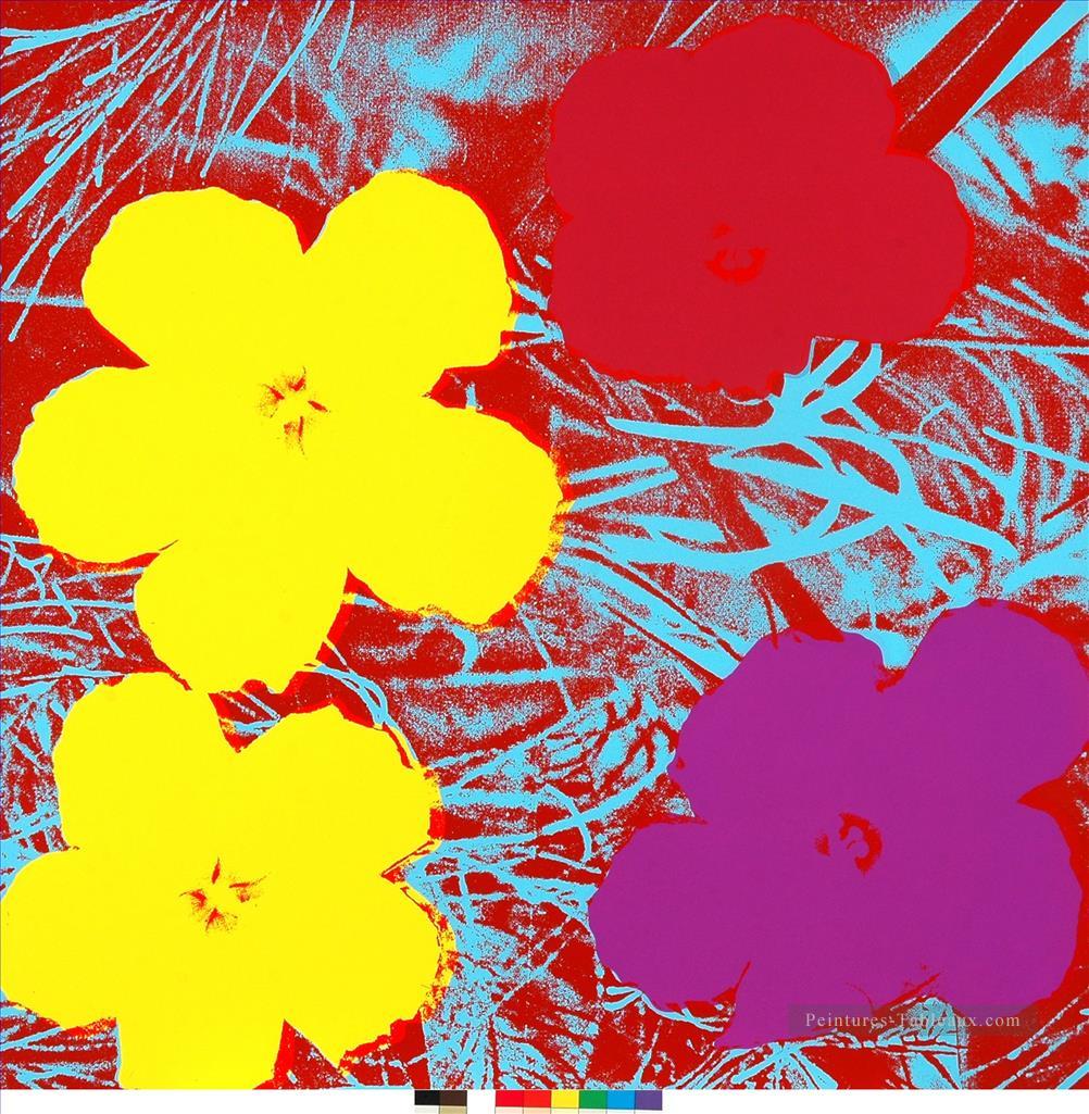 Fleurs 5 Andy Warhol Peintures à l'huile